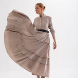 izhar dress – nervurllu dress