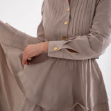 izhar dress – nervurllu dress