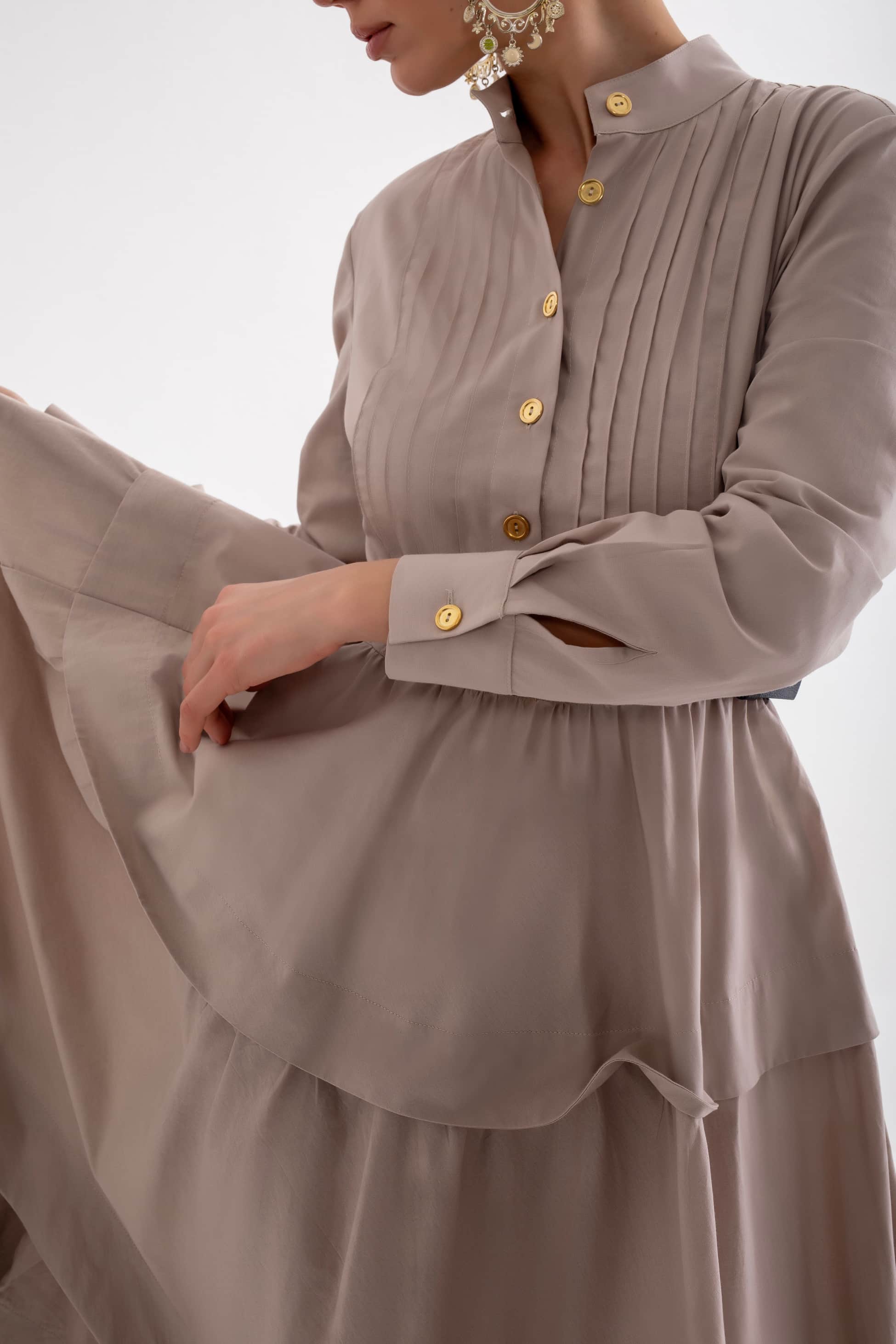 izhar dress – nervurllu dress