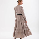 izhar dress – nervurllu dress