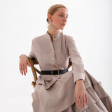 izhar dress – nervurllu dress